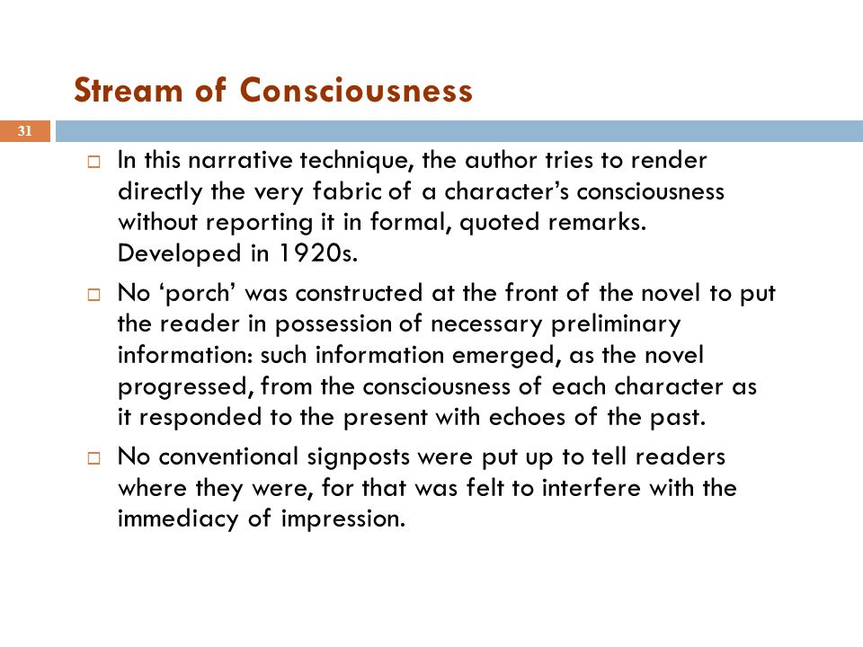 3 Reasons to Write Stream of Consciousness Narrative